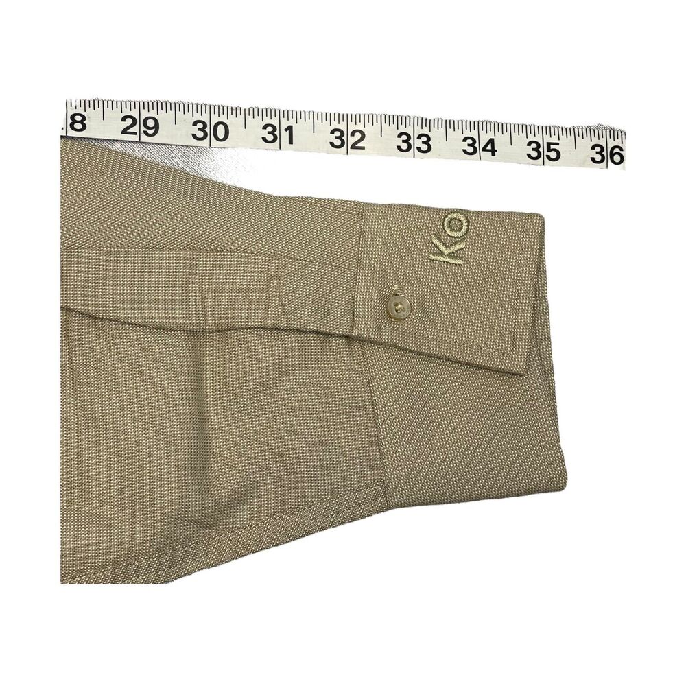 Cutter & Buck Shirt Women's XL Khaki Collared Long Sleeve Classic Fit Button-Up - Picture 9 of 9